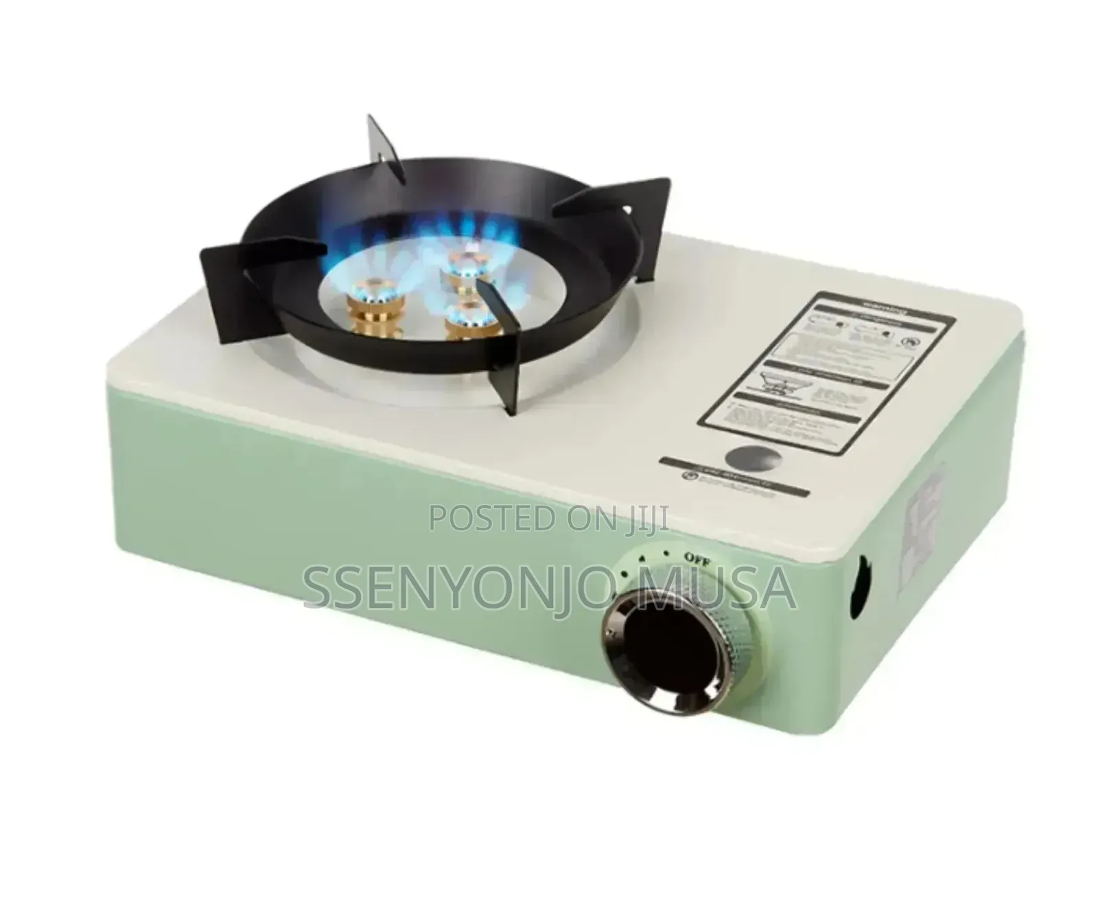Dual Fuel Portable Gas Stove – Single Burner With Auto Ignition
