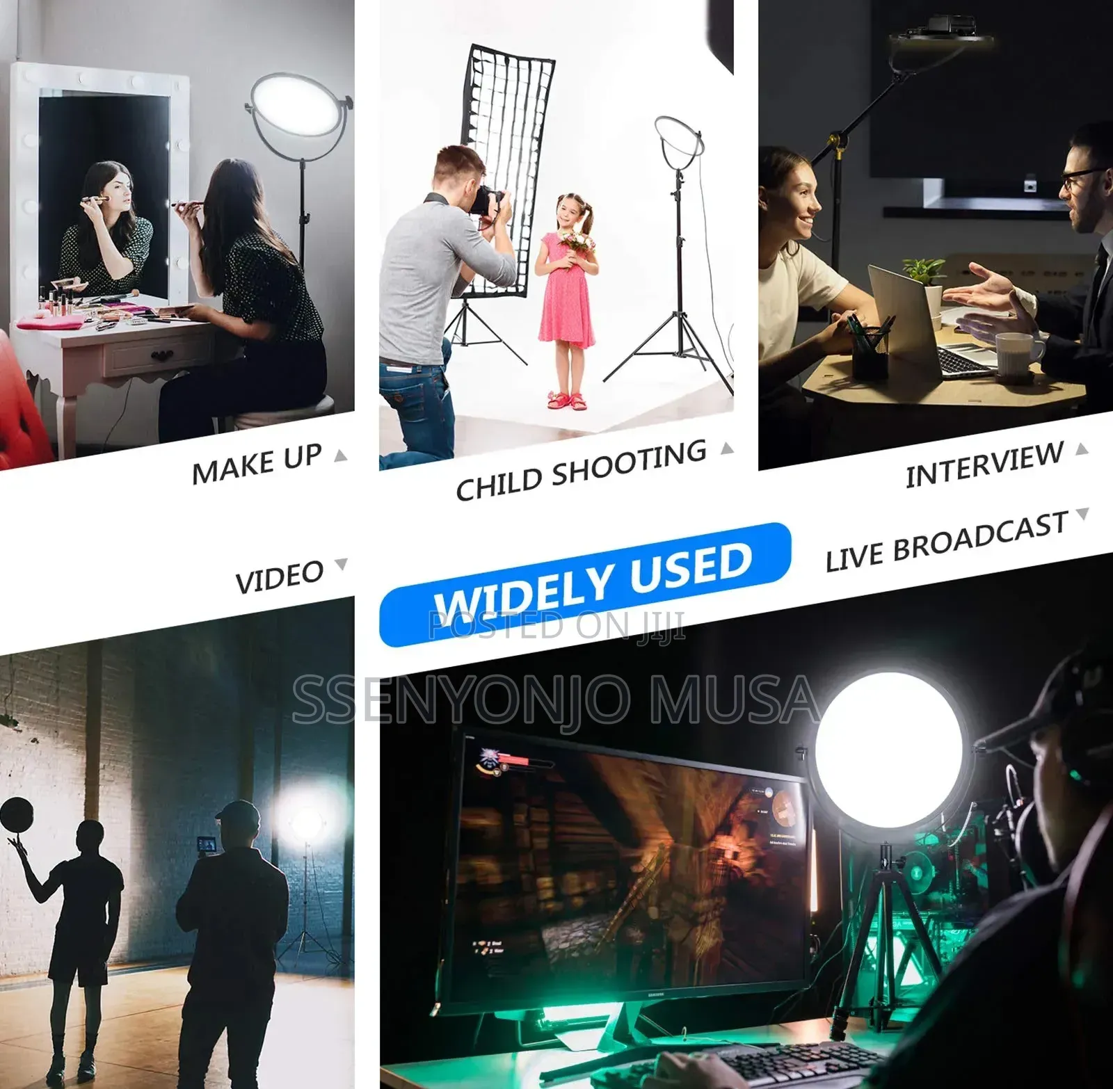 Neewer 10.6" Led Video Light-dimmable 30w Bi-color Soft Light Panel