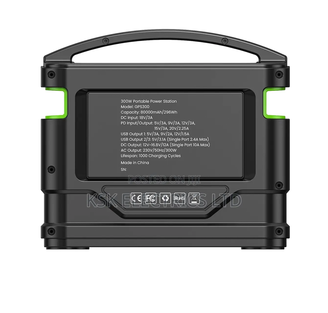 Outdoor Mobile Energy Storage Power Supply 300w Lightweight Outdoor
