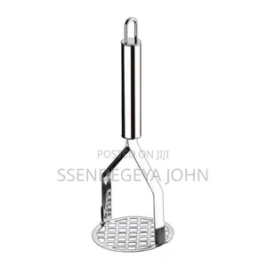 A Stainless Steel Potato Masher