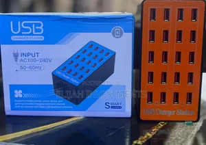 100w 20-port Usb Smart Charger Station.