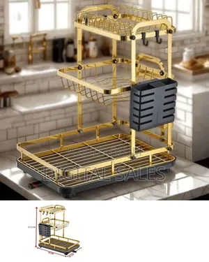3-Tier Detachable Dish Drying Rack