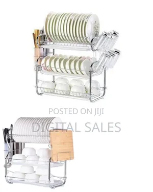 Three-Tier Multi-Function Dish Drying Rack