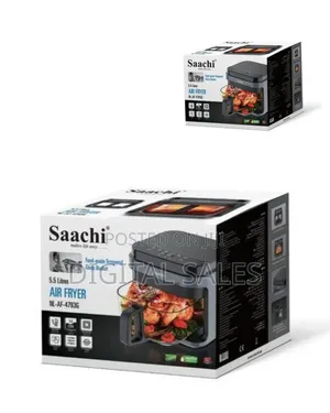 Saachi 5.5 Electric Air Fryer - Black