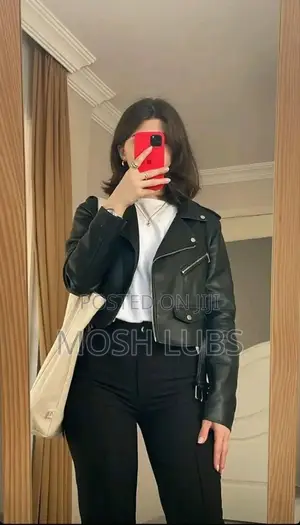 Faux Leather Jacket for Women
