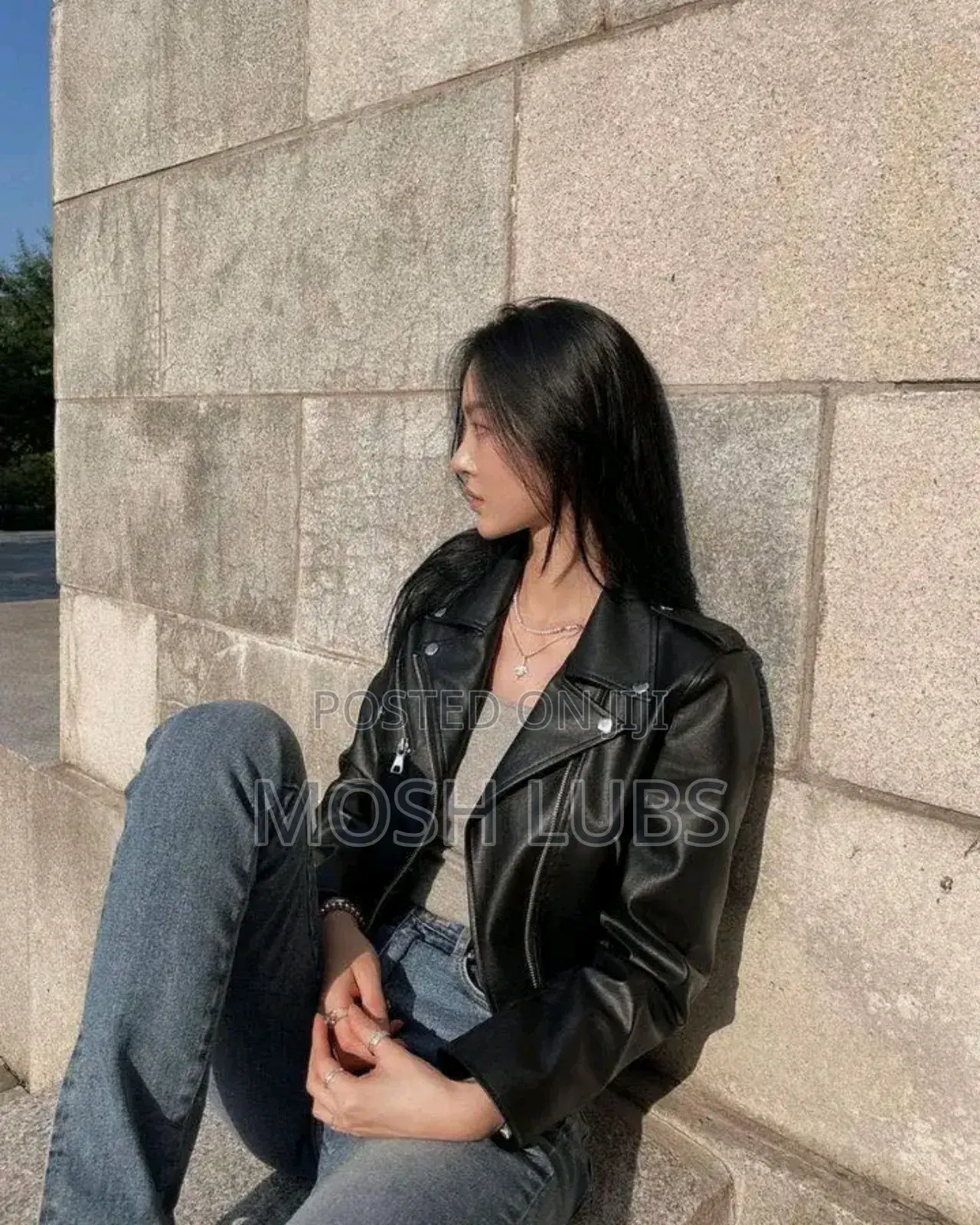 Faux Leather Jacket for Women