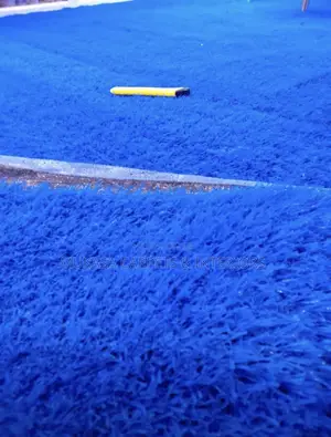 Blue Decorative Grass Carpet – Stylish Turf Flooring