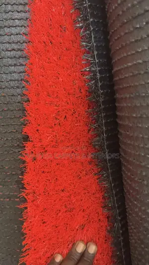 Soft Red Grass Carpet – Modern Artificial Turf