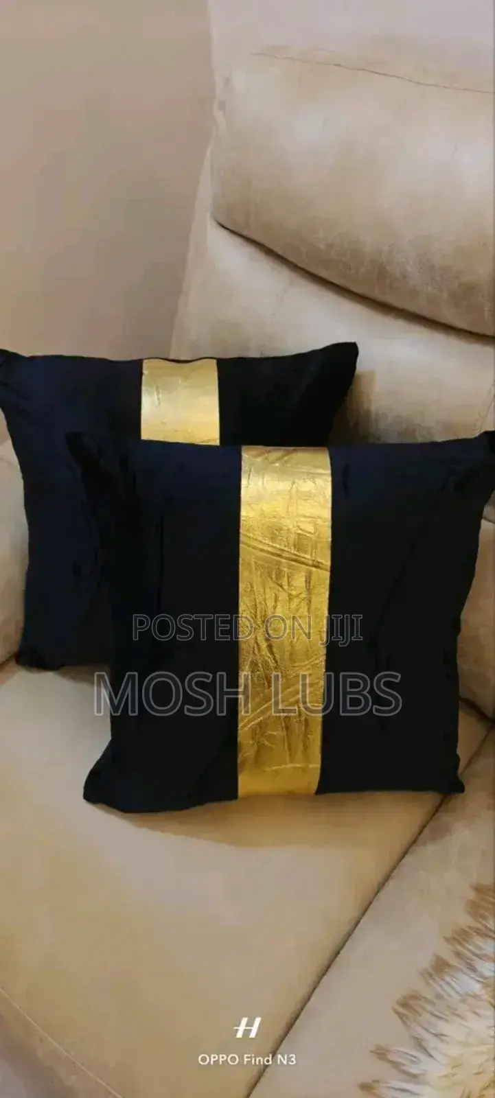Golden Star Sofa Cushions/Pillows