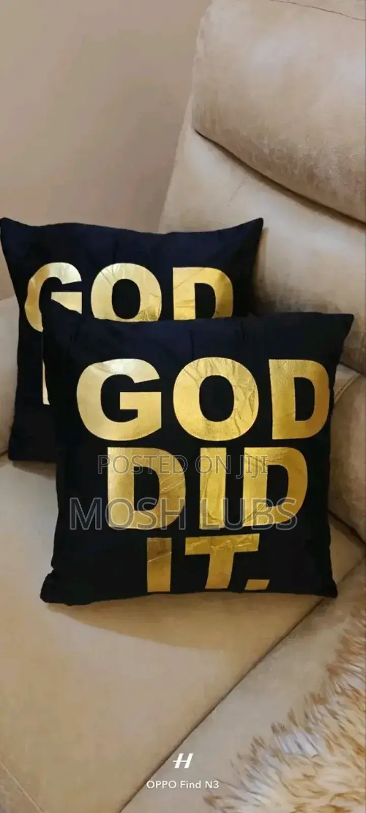 Golden Star Sofa Cushions/Pillows