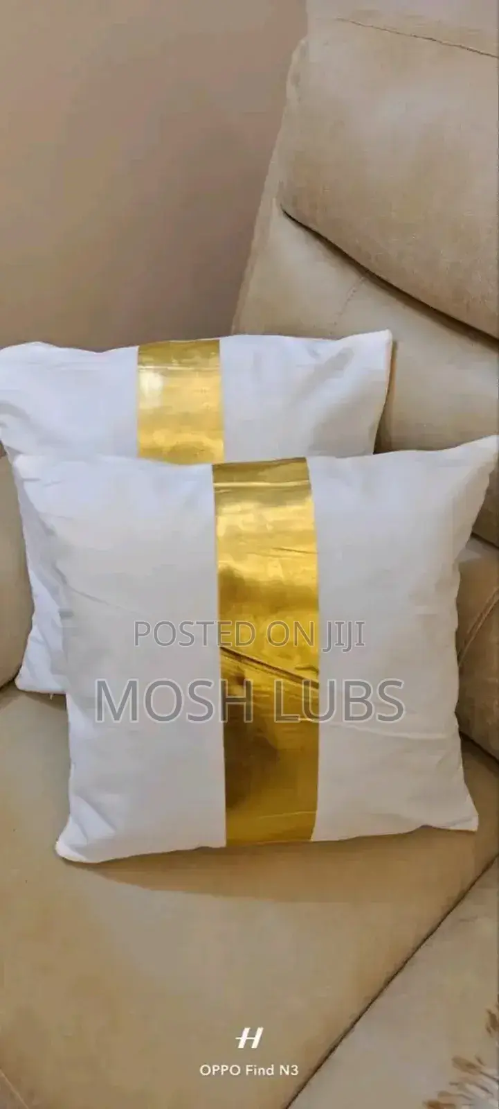 Golden Star Sofa Cushions/Pillows