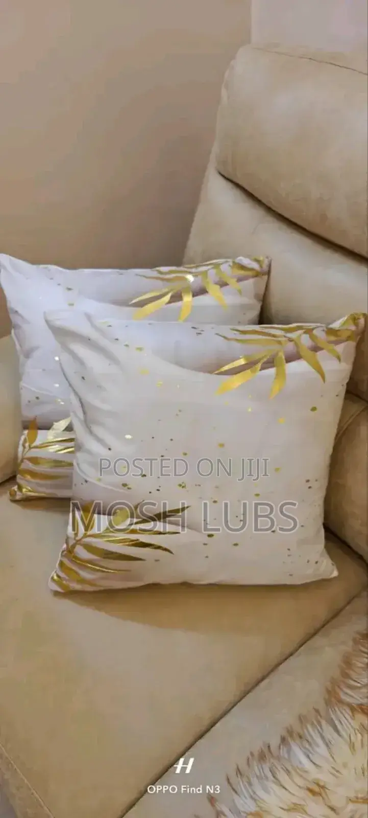 Golden Star Sofa Cushions/Pillows