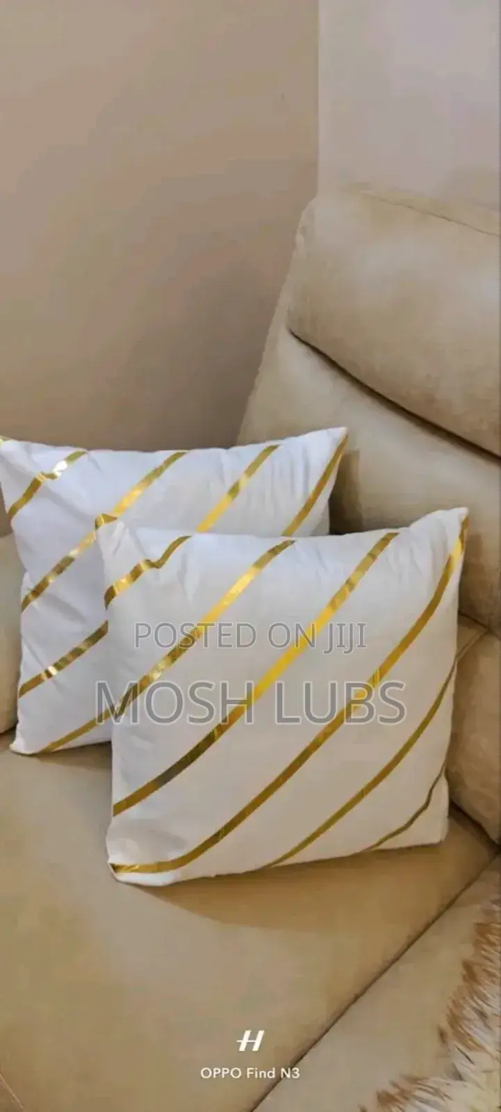Golden Star Sofa Cushions/Pillows