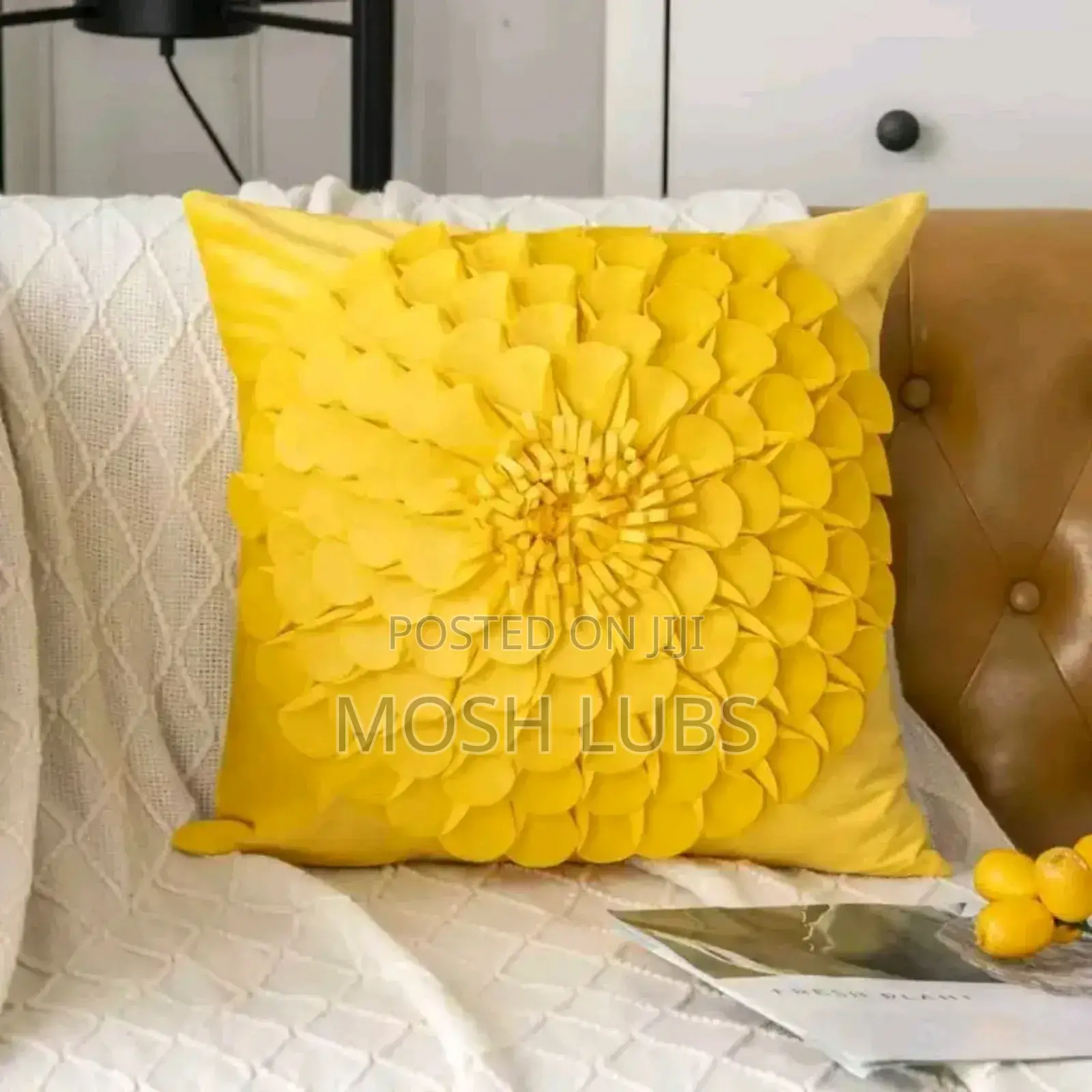 Velvet Floral Sofa Pillows