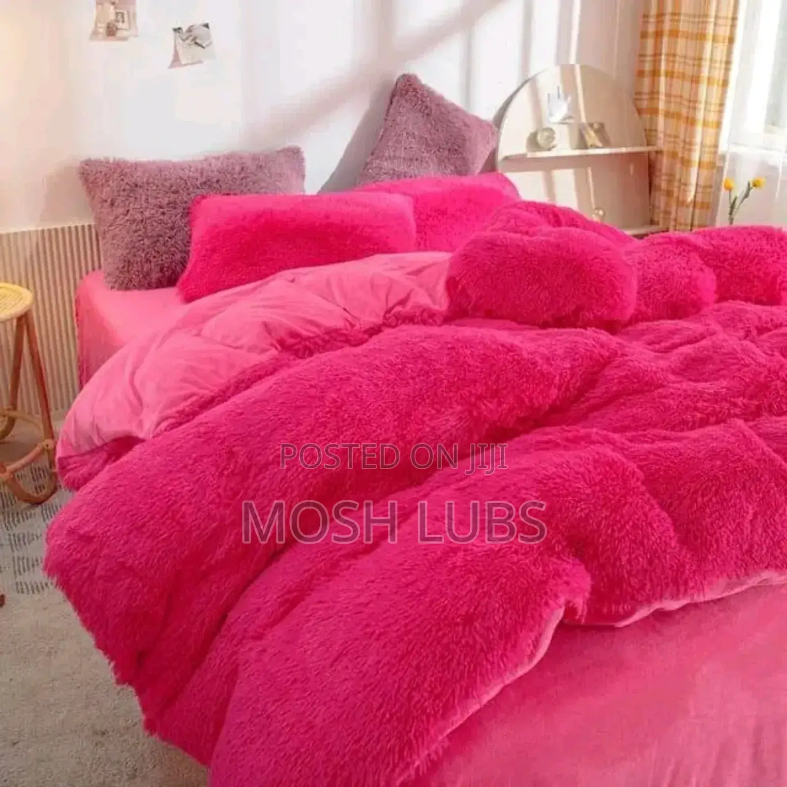 6pcs Plushy Duve Cover Set
