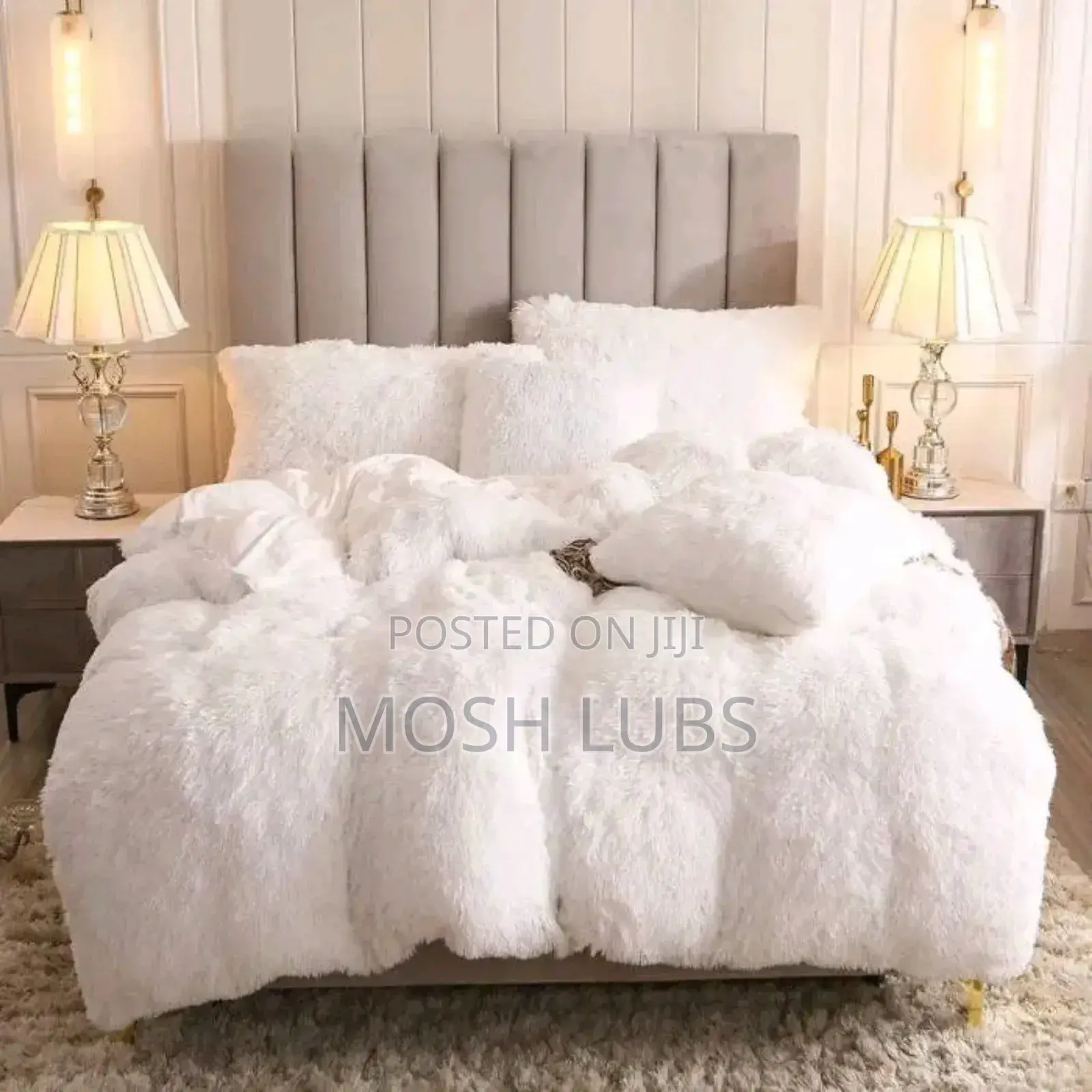 6pcs Plushy Duve Cover Set