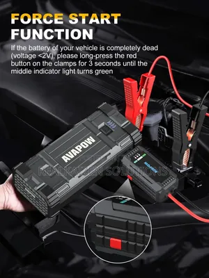 Usa Avapow Car Jump Starter, 4000a Peak Battery Jump Starter