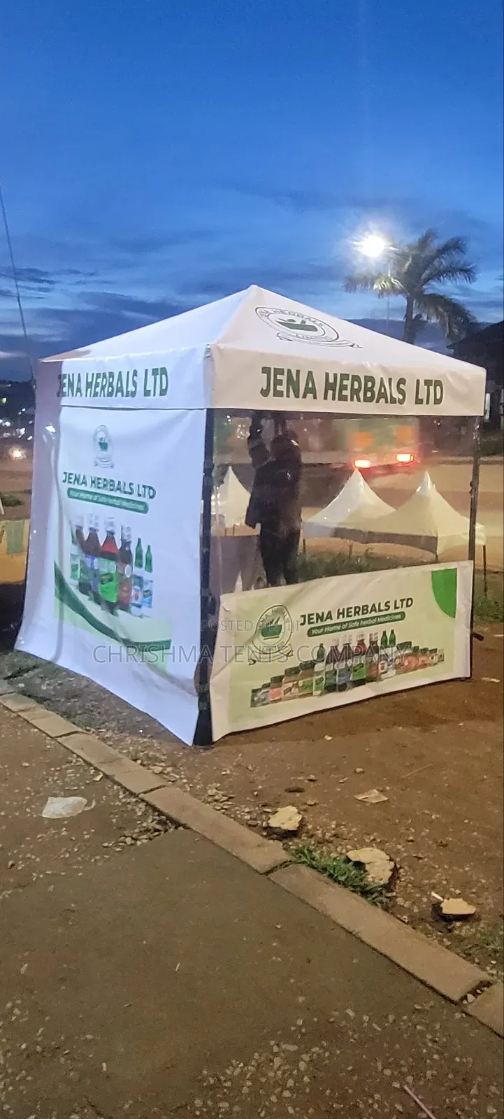 2 by 2 Meters Tent Designed With Clear PVC and Well Branded