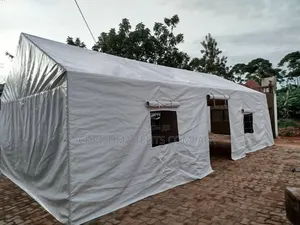 Ordinary Tent In Pure White Pvc Material With 4 Side Flaps