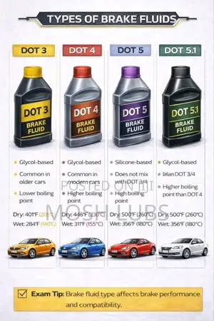Stabex Brake Fluid Dot-3 {For Lower Boiling Points Most Vehicles}