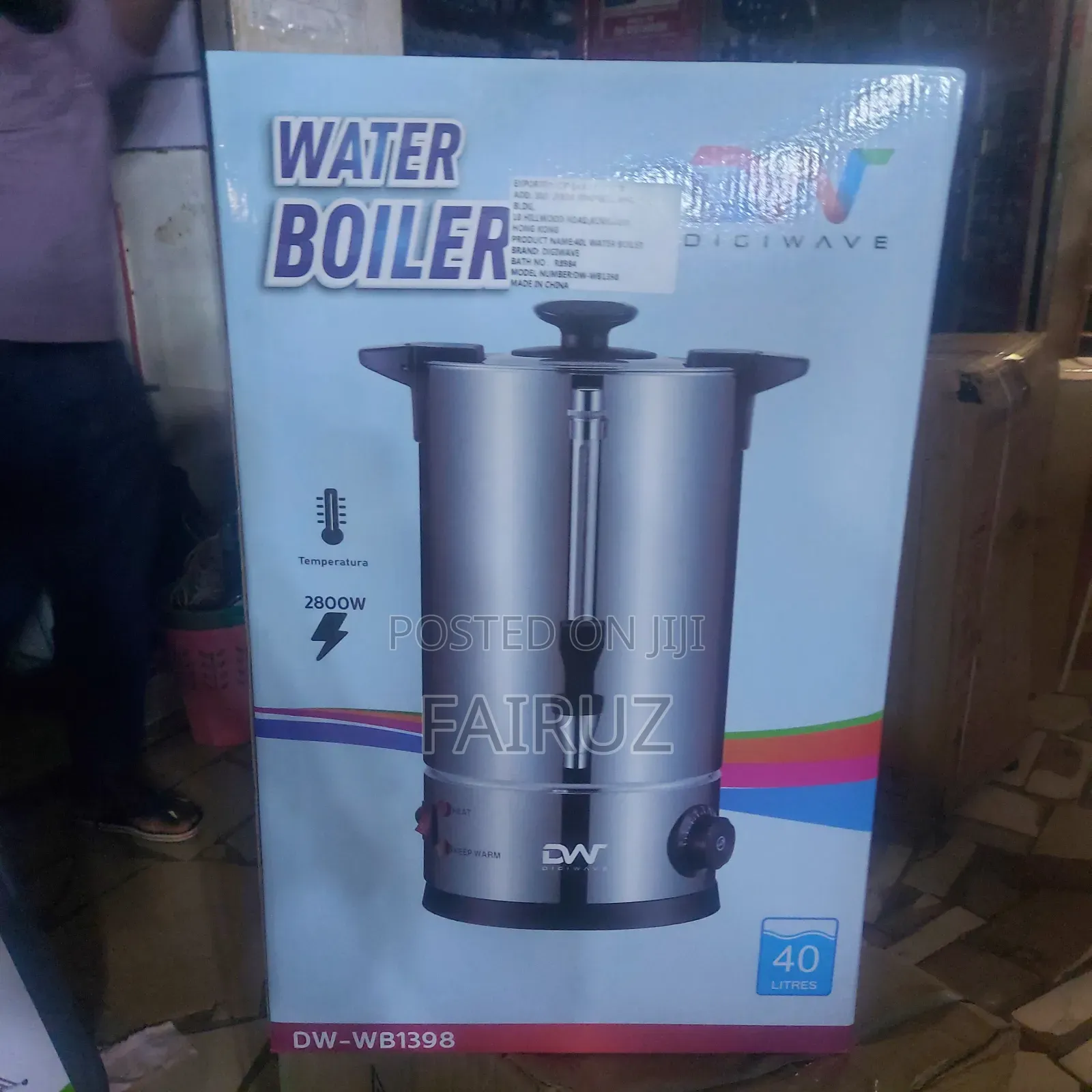 40litres Dw Electric Water Boiler With a Tap