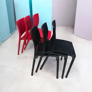 Red, Black Shopify Plastic Chairs Plastic Chairs
