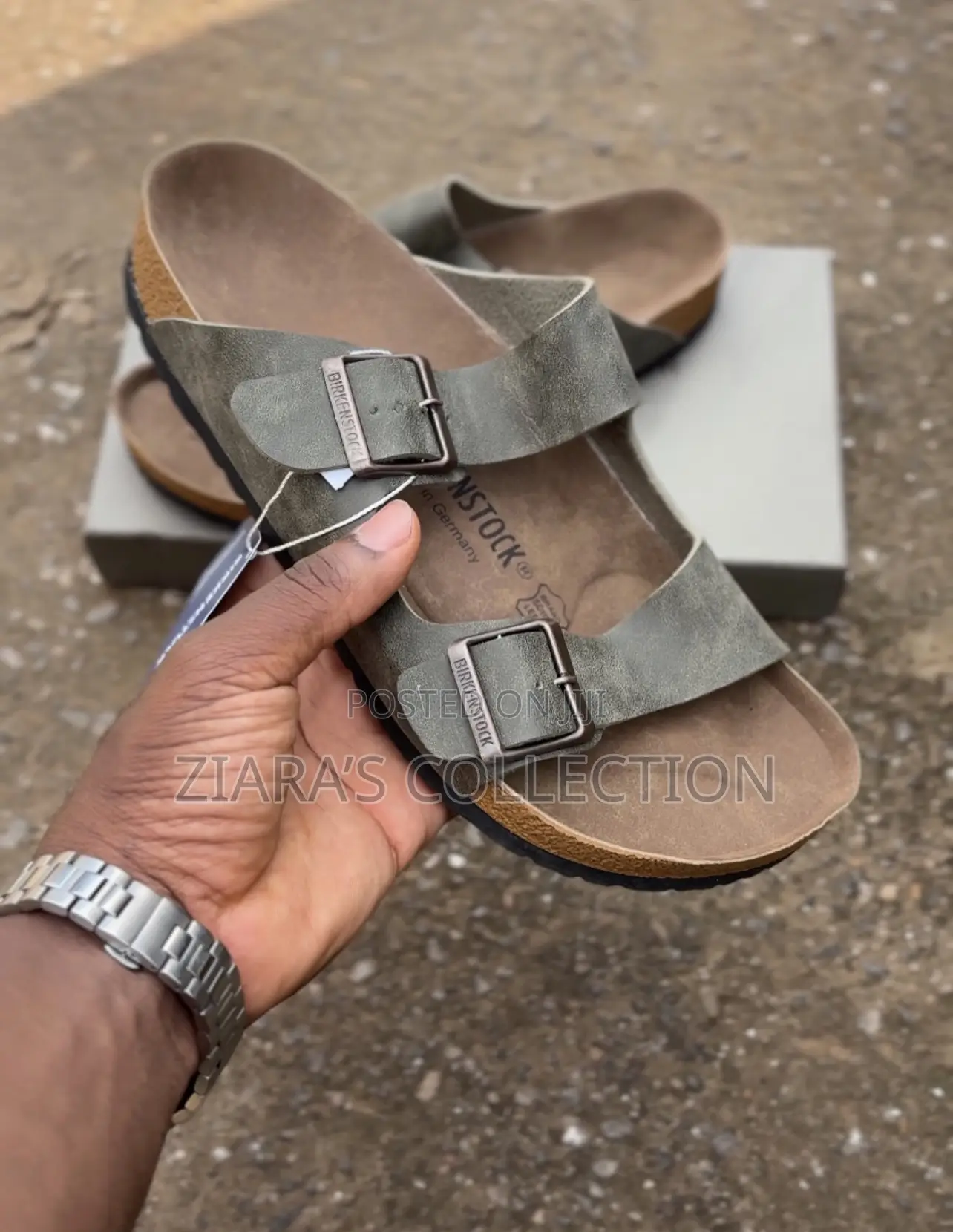 Black Leather Birkenstock Men’S Sandals