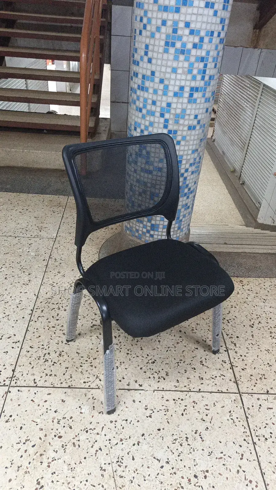 Meshback Stackable Office Chair Office Chair 1pc