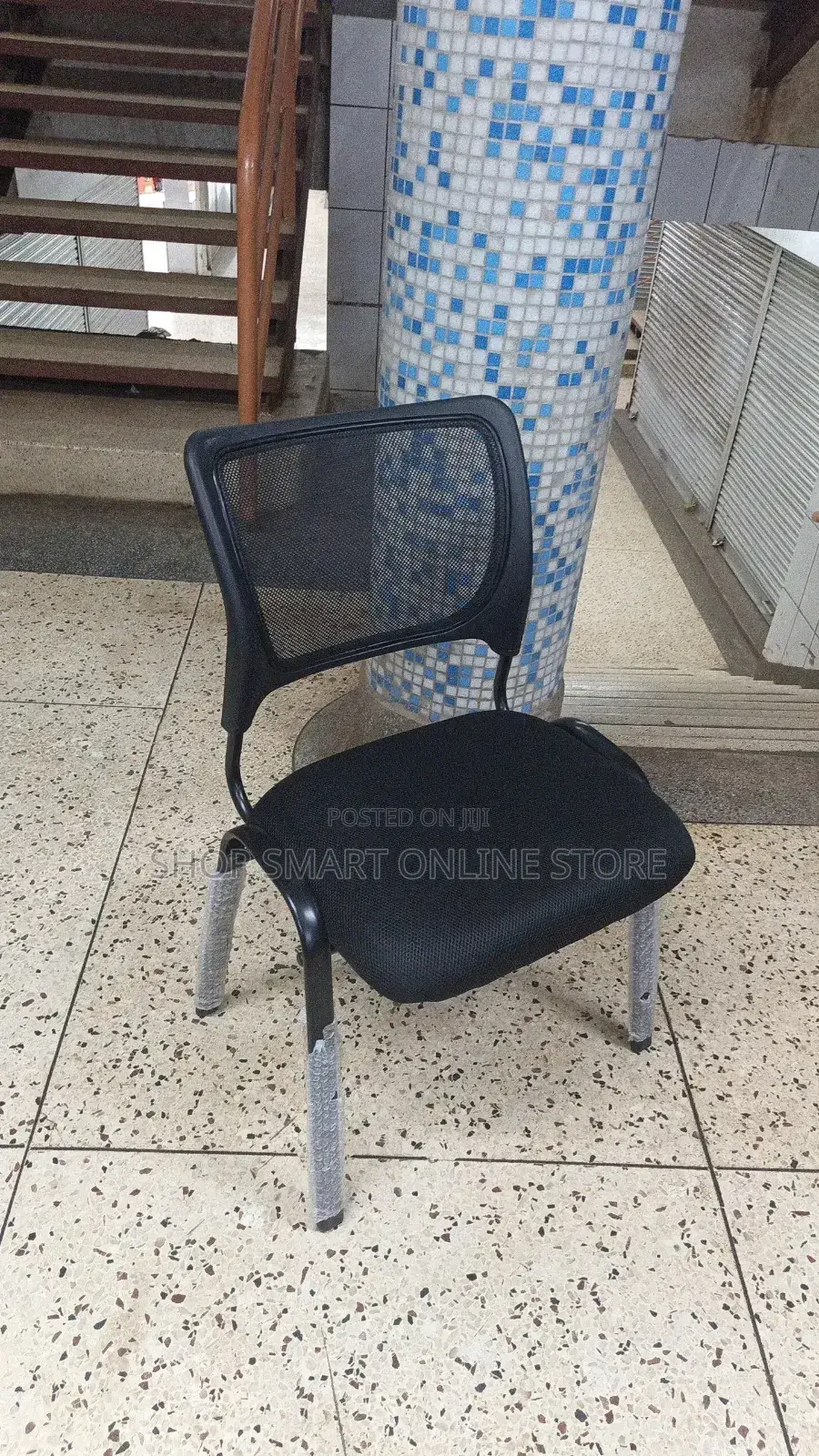 Meshback Stackable Office Chair Office Chair 1pc