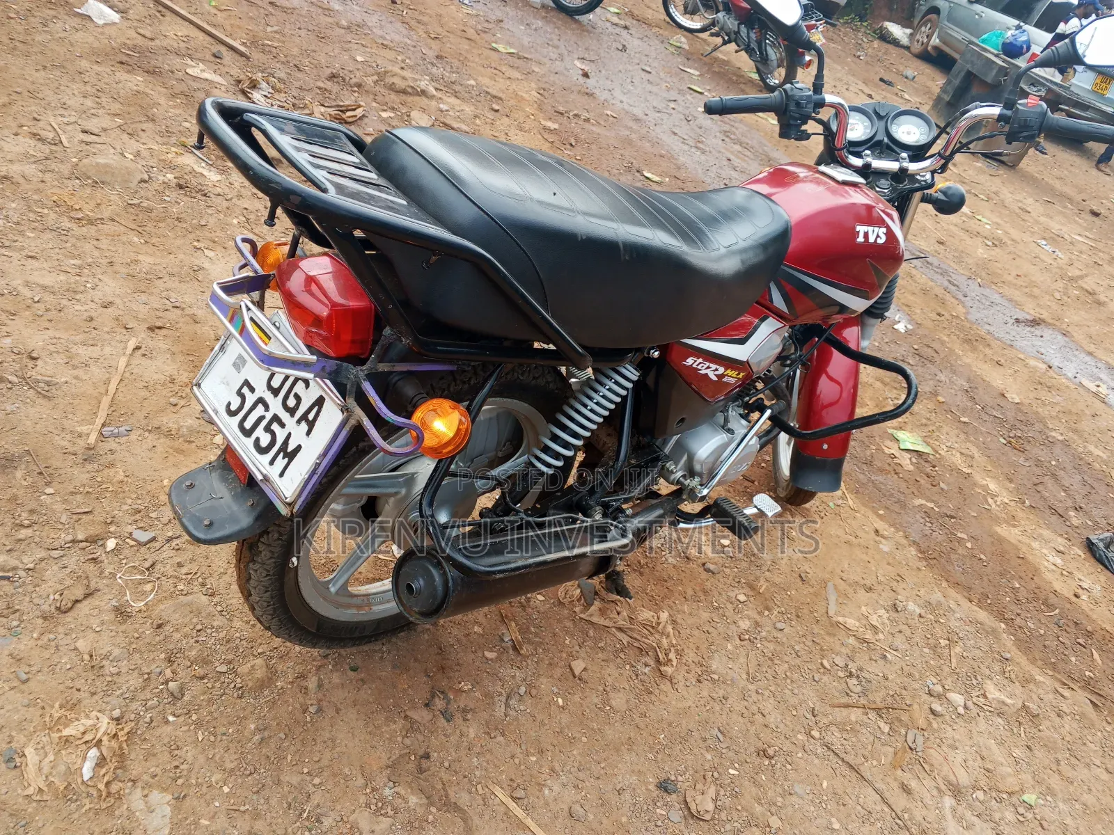 TVS HLX 125 2021 Red