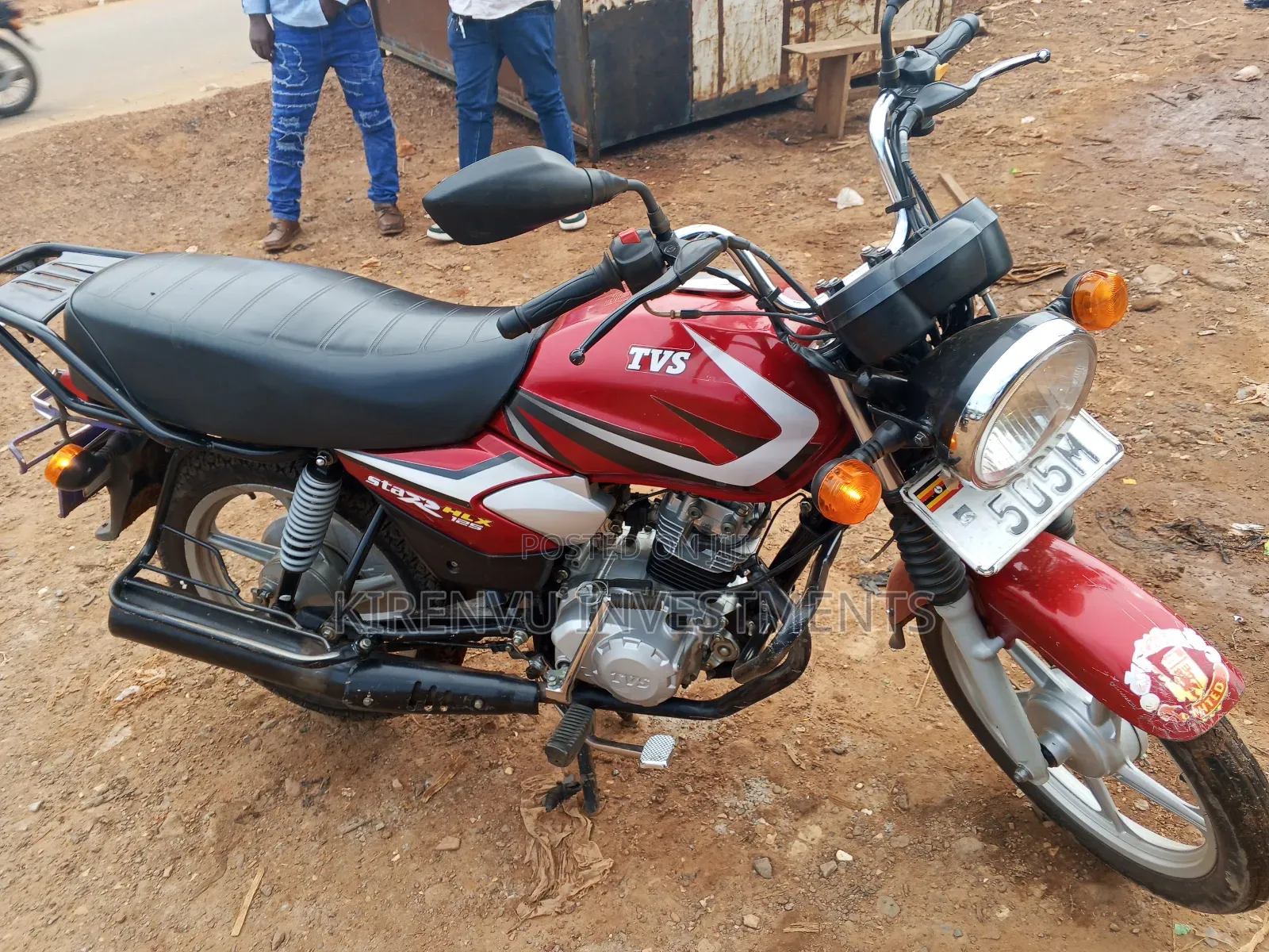 TVS HLX 125 2021 Red