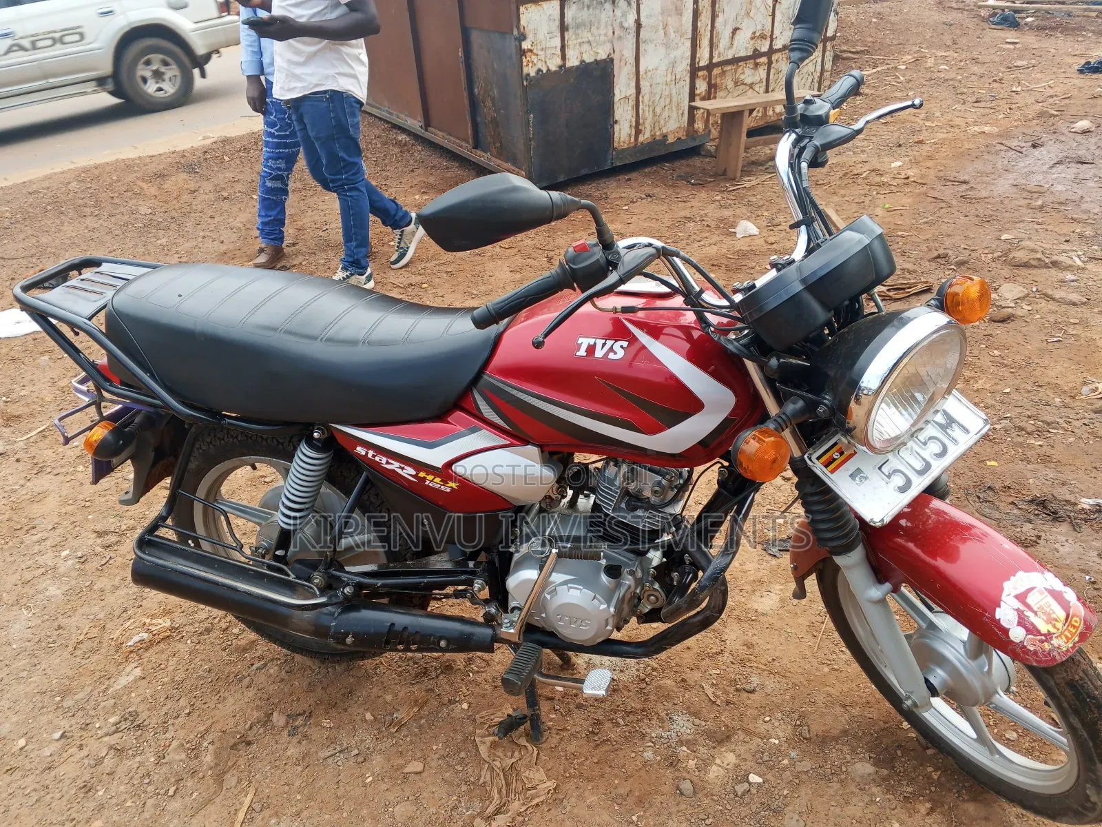 TVS HLX 125 2021 Red