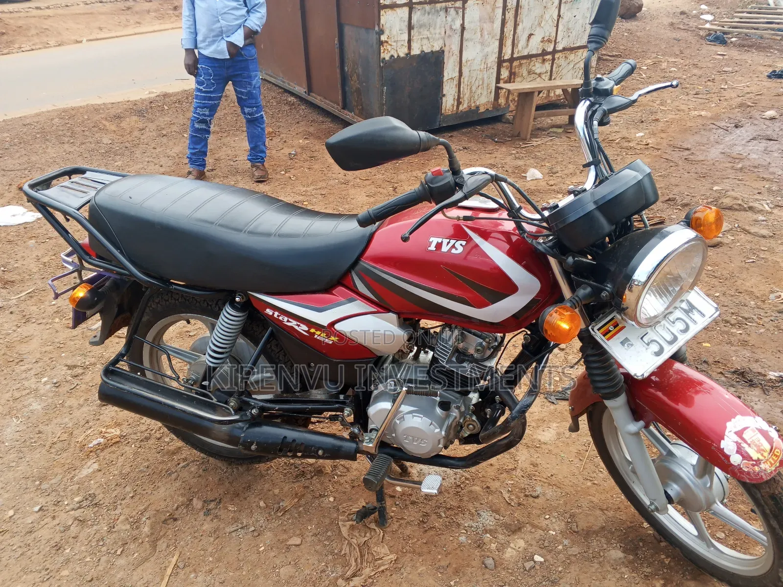 TVS HLX 125 2021 Red