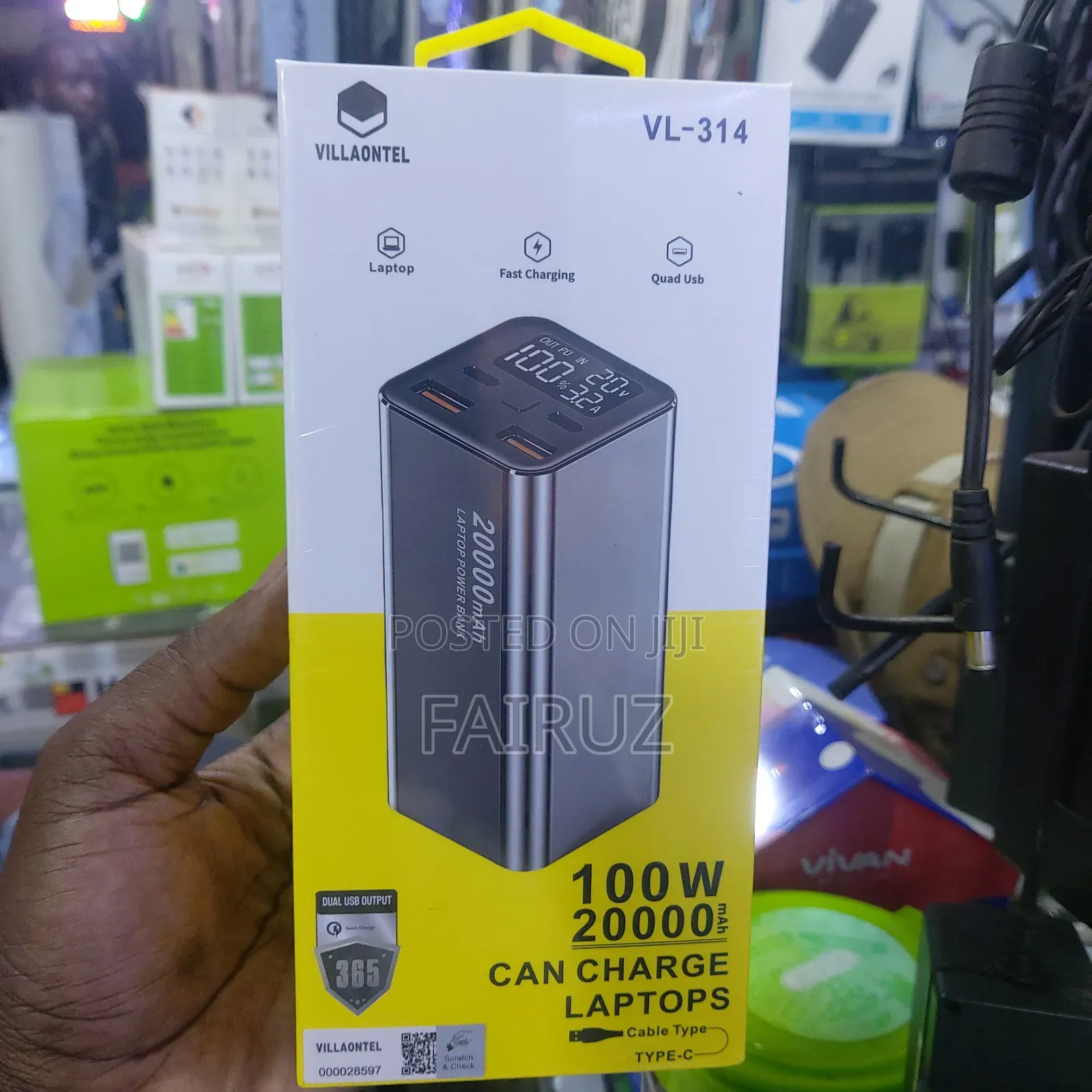 Laptop Power Bank Gan Charger 20000mah