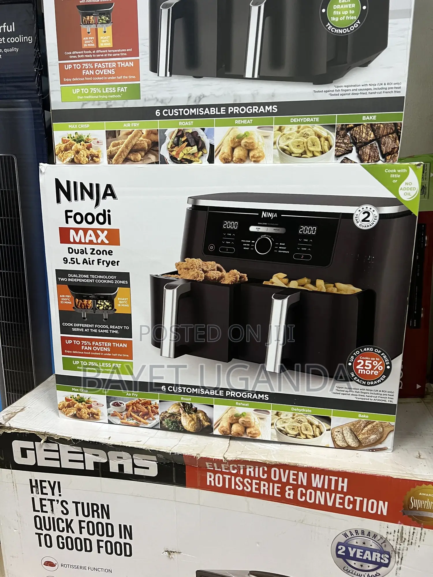 Ninja Foodi Max 9.5l Dual Basket Air Fryer