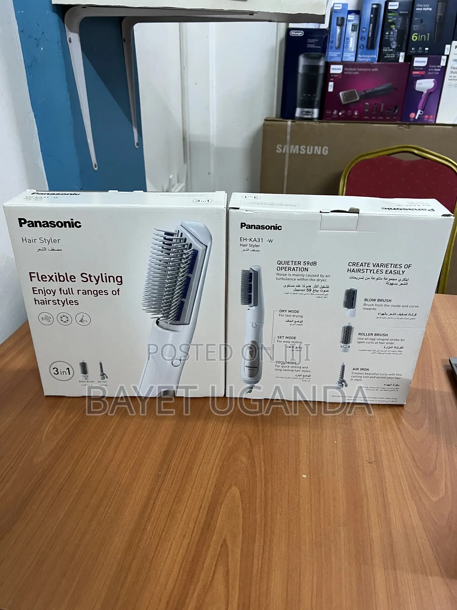 Panasonic Eh-ka31 Hair Styler With 3 Attachments
