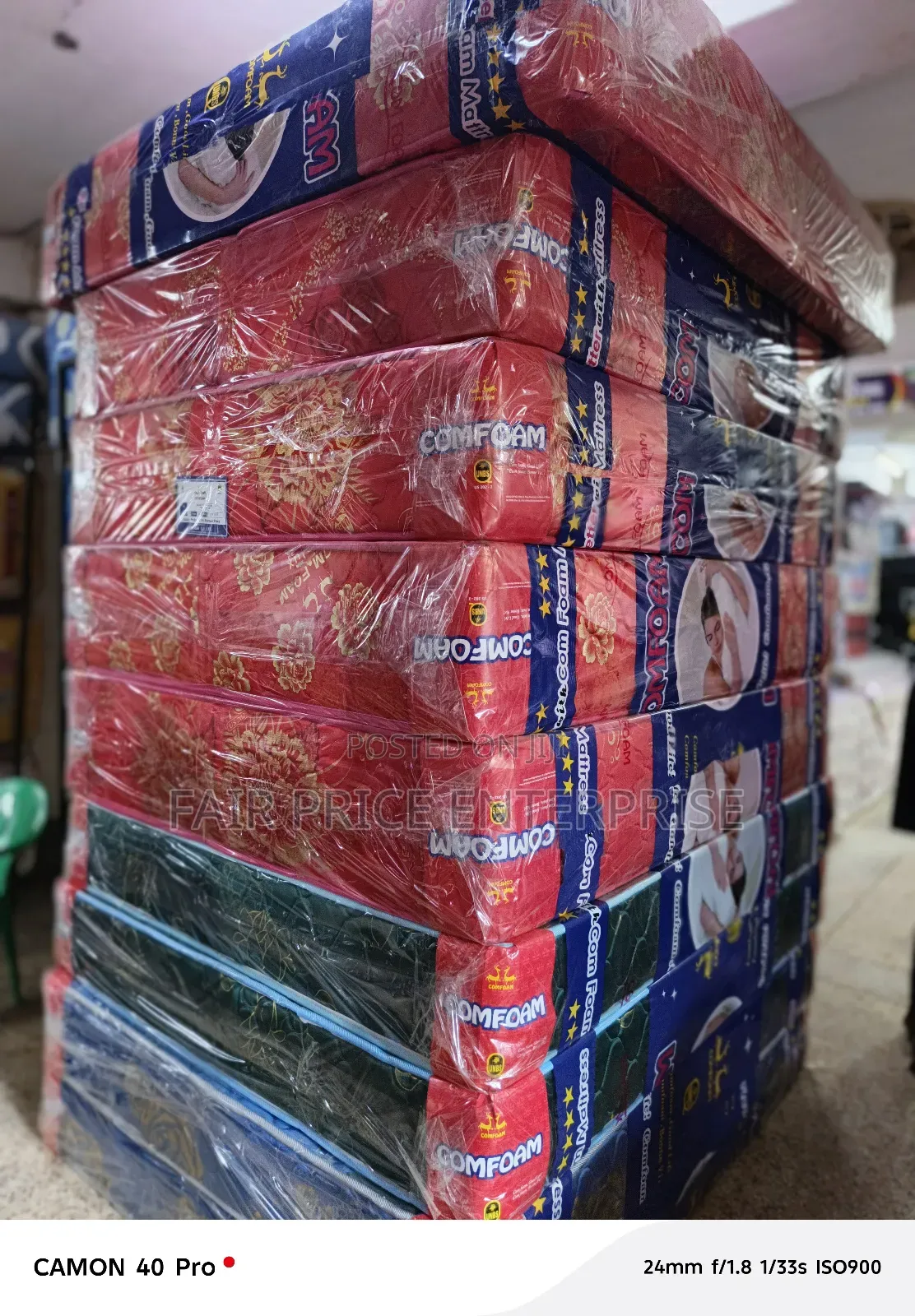 Mattresses Comfoam 4x6 by 8 Inches. Super Density Mattress