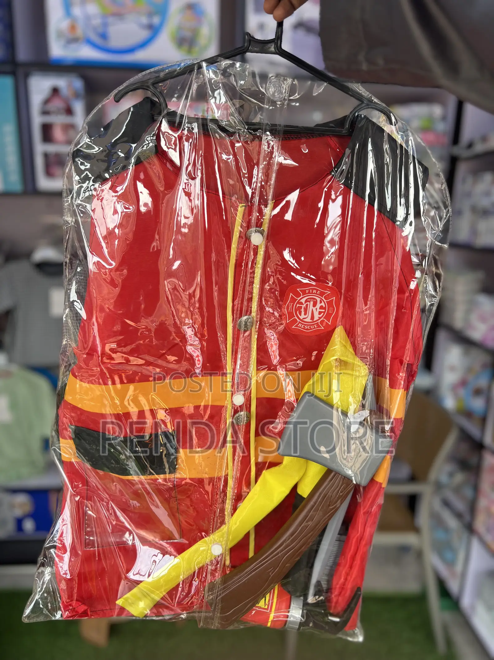 Kids Career Costumes Fire Fighter - Rescue Kids Fire Fighter Suit