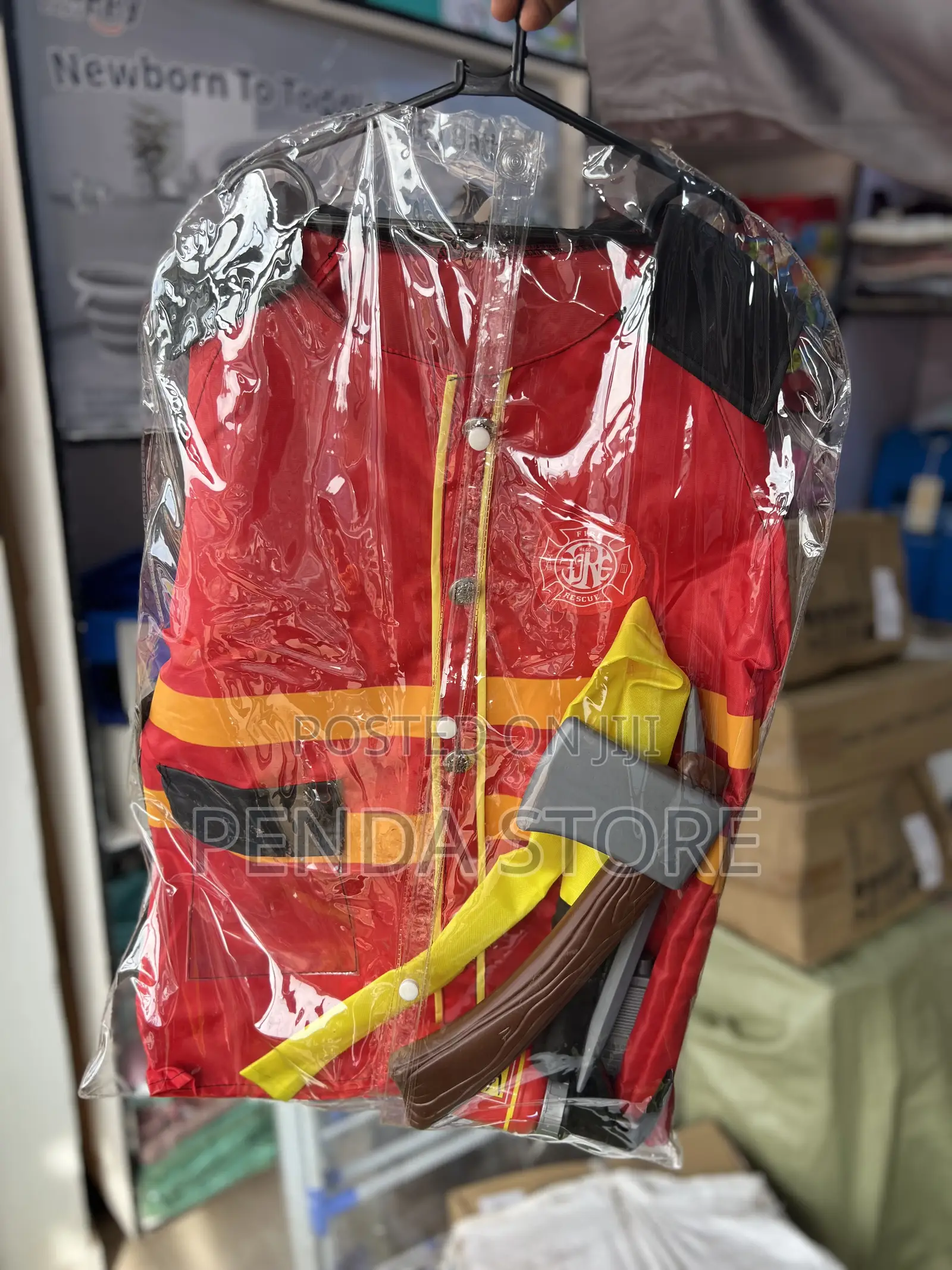 Kids Career Costumes Fire Fighter - Action Kids Fire Fighter Costume