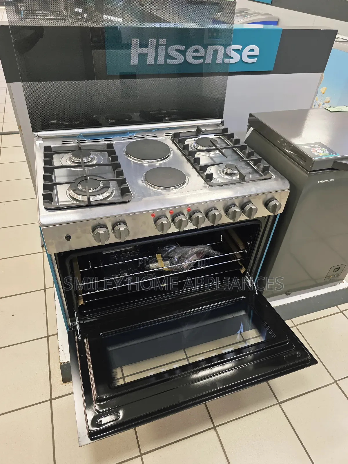 Hisense 90cm*60cm (4+2) Electric Cooker Oven With 2 Years Warranty