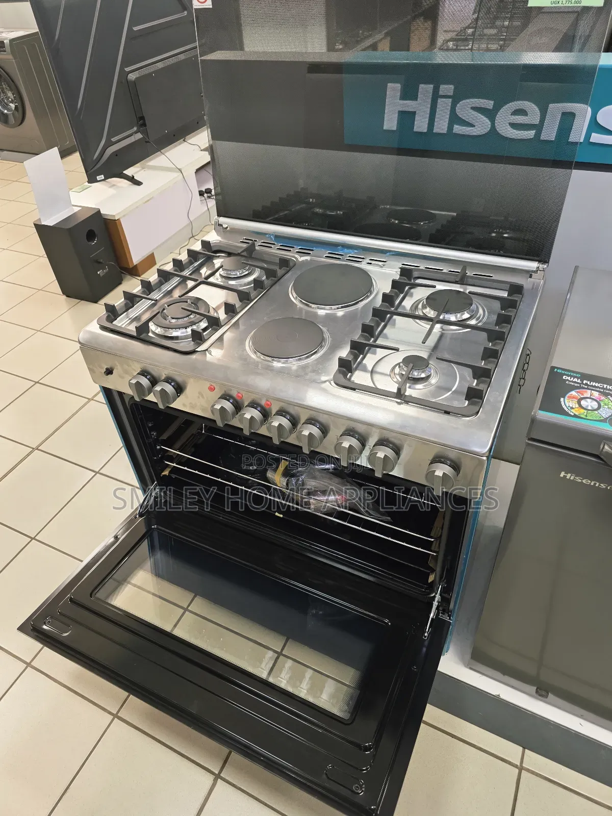 Brand New 90cm*60cm Free Standing Hisense Stainless Steel Cooker Oven