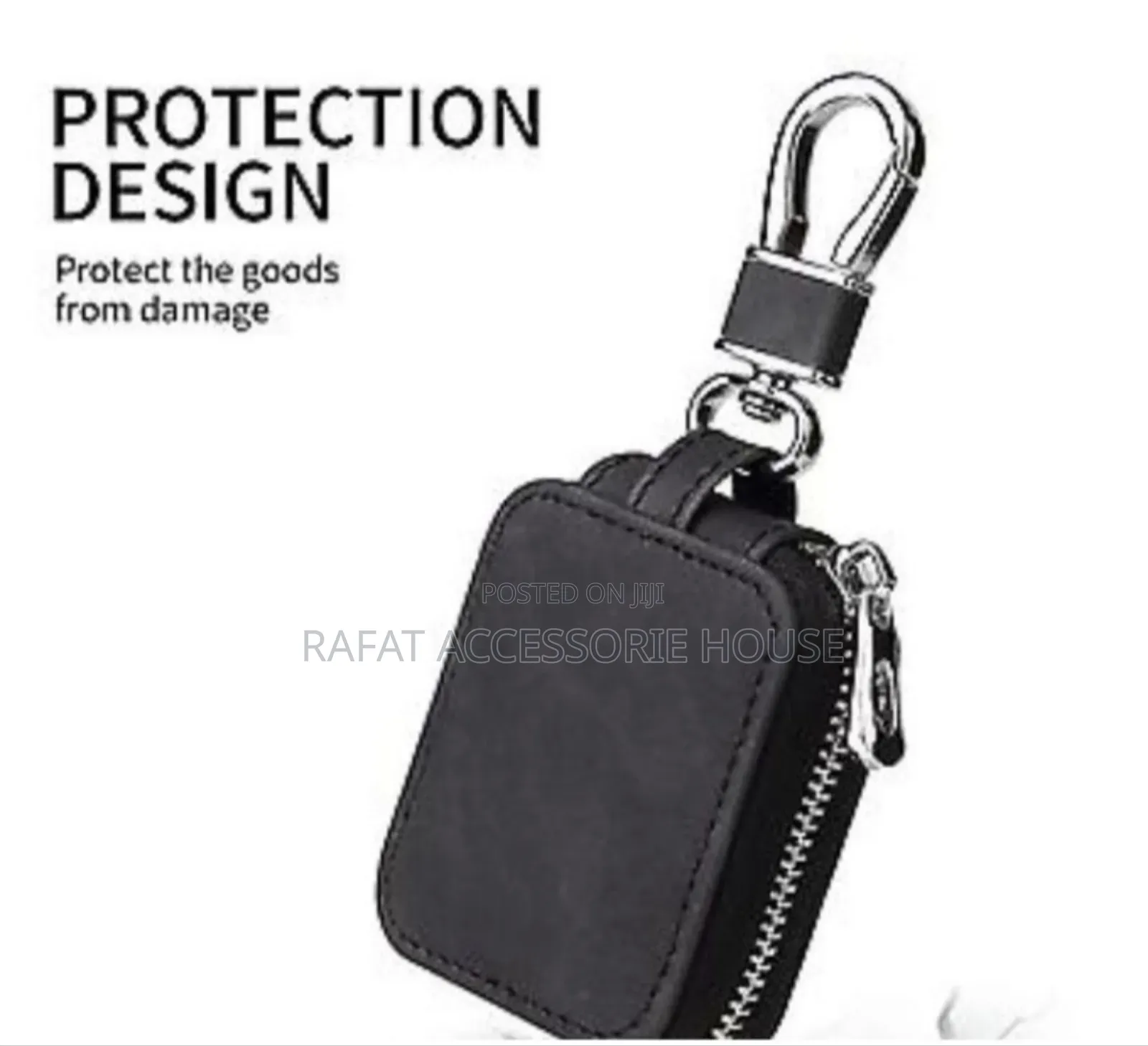 Unique Leather Original Airpods Protective Zip Case