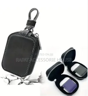 Unique Leather Original Airpods Protective Zip Case