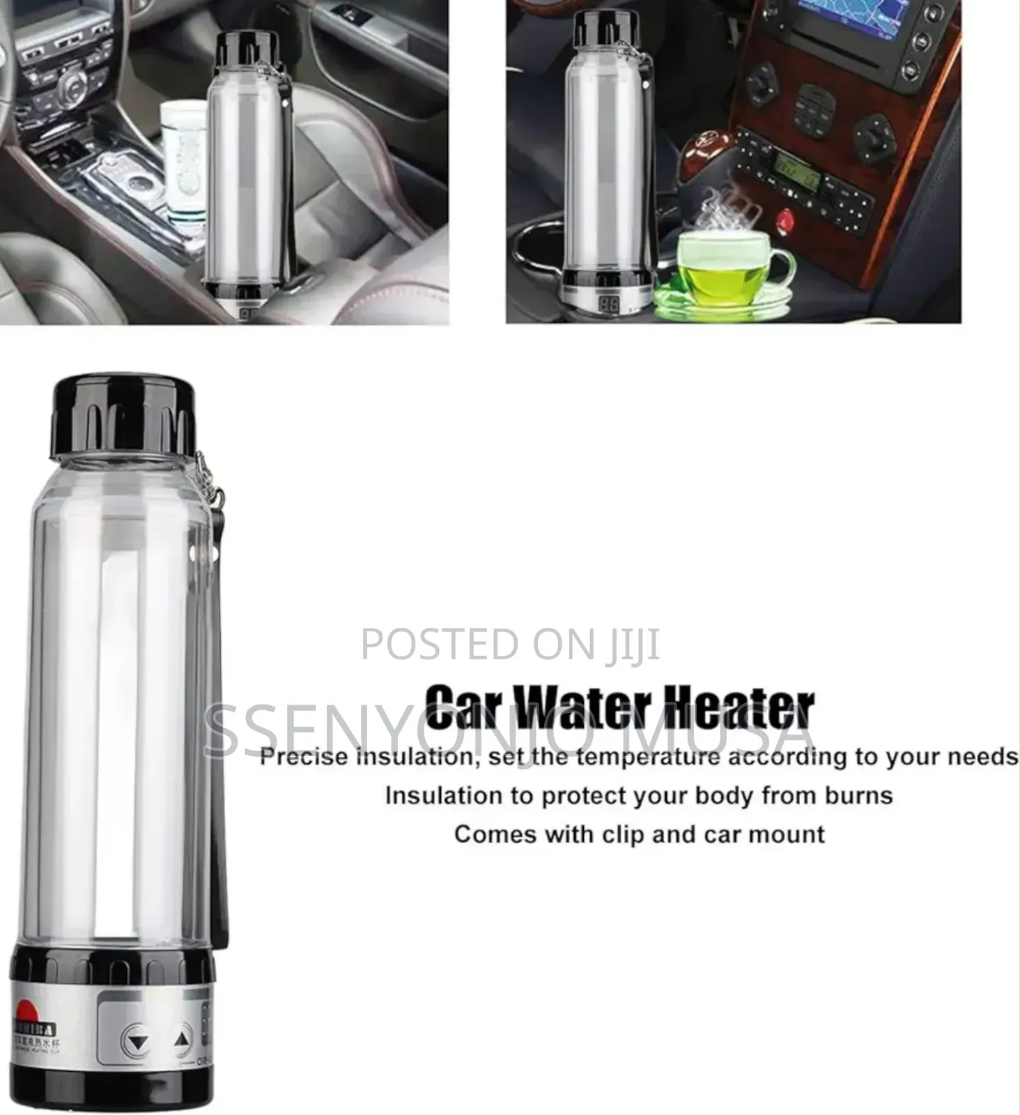 Portable Heater Hot Kettle Bottle For Car Travel Water Heater