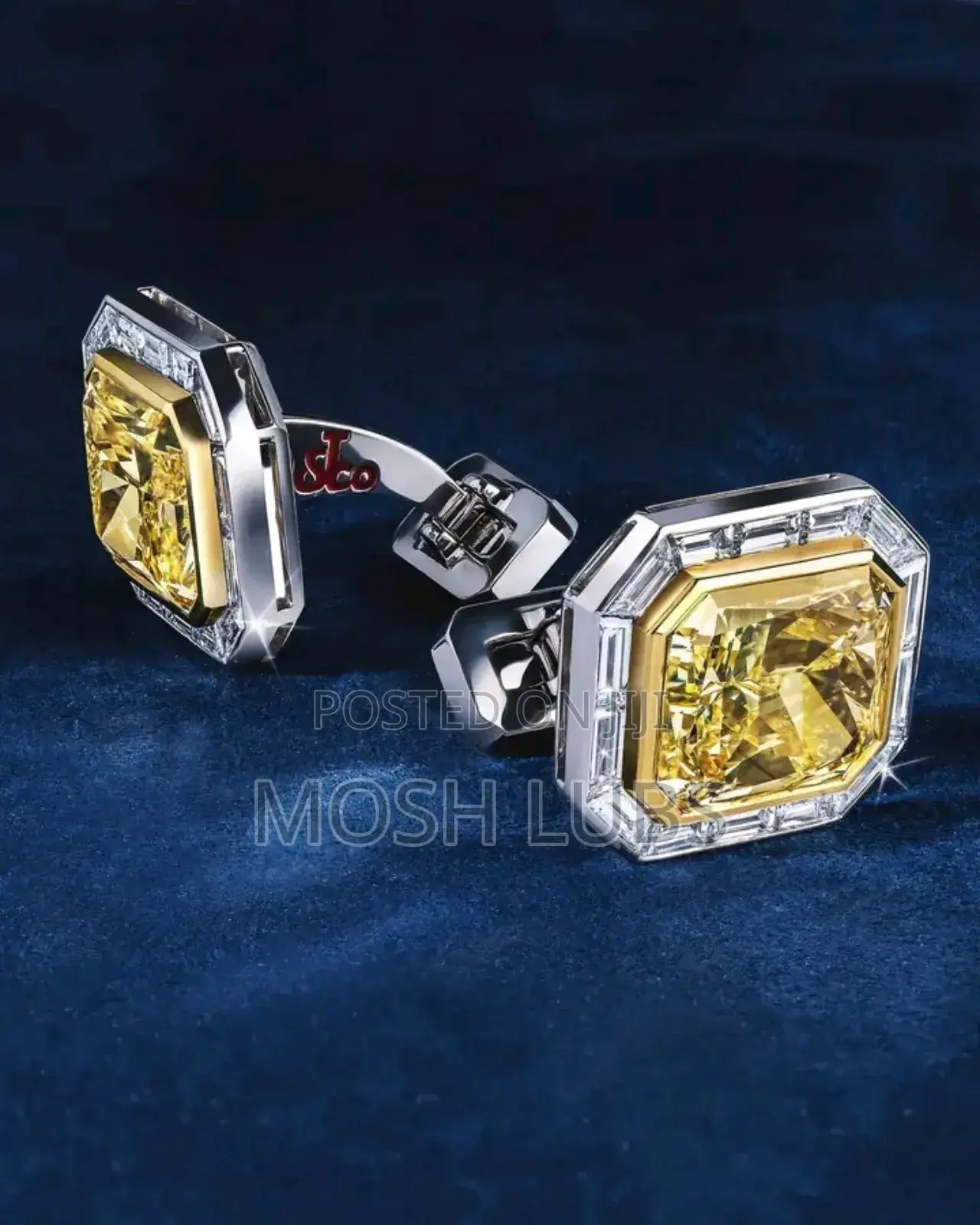Executive Golden Cufflinks