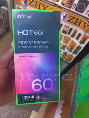 New Infinix Hot 60i 128 GB Blue