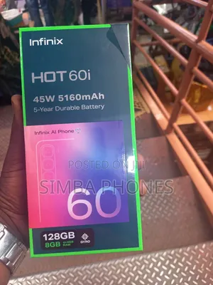 New Infinix Hot 60i 128 GB Blue