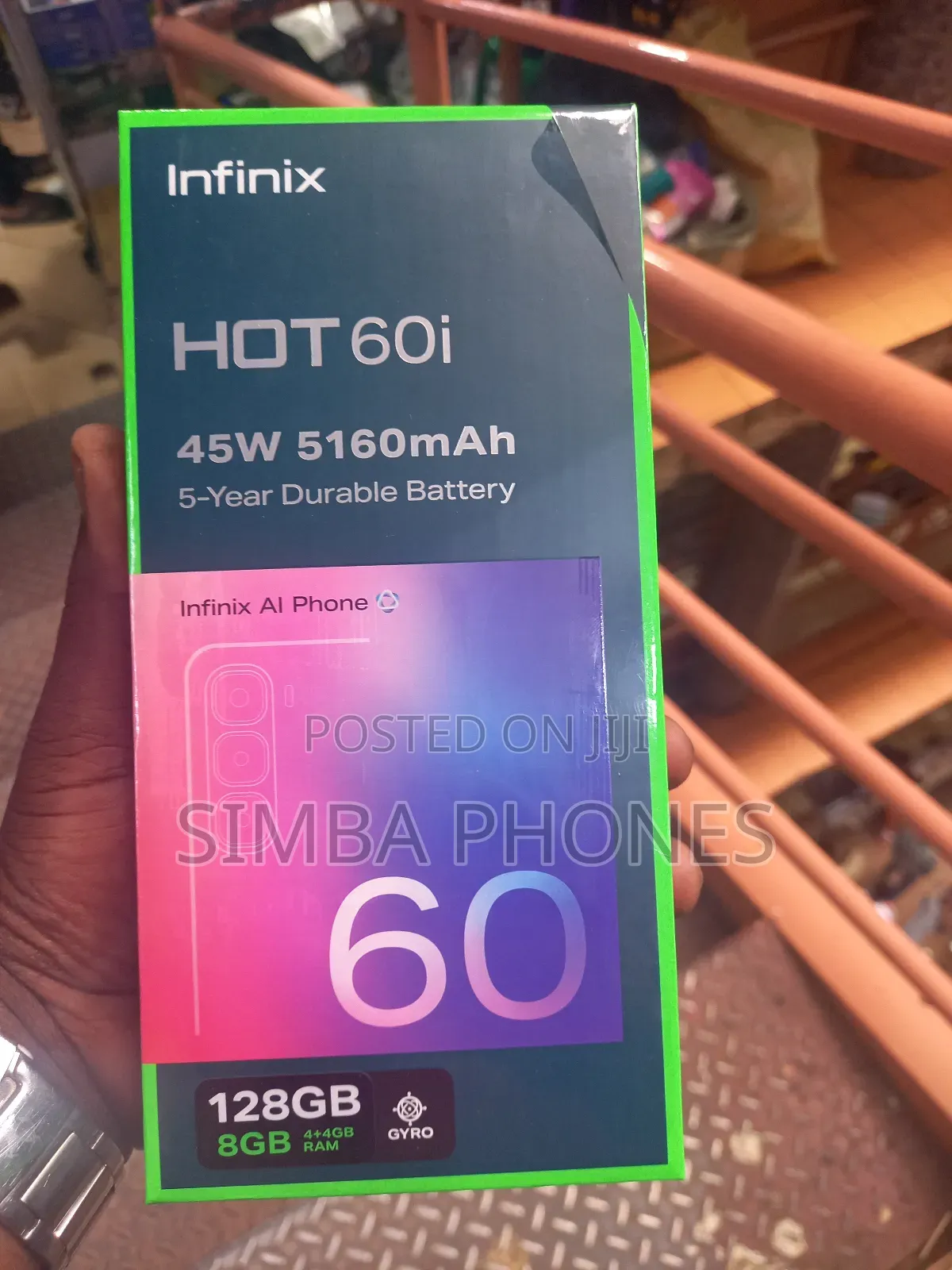 New Infinix Hot 60i 128 GB Bronze