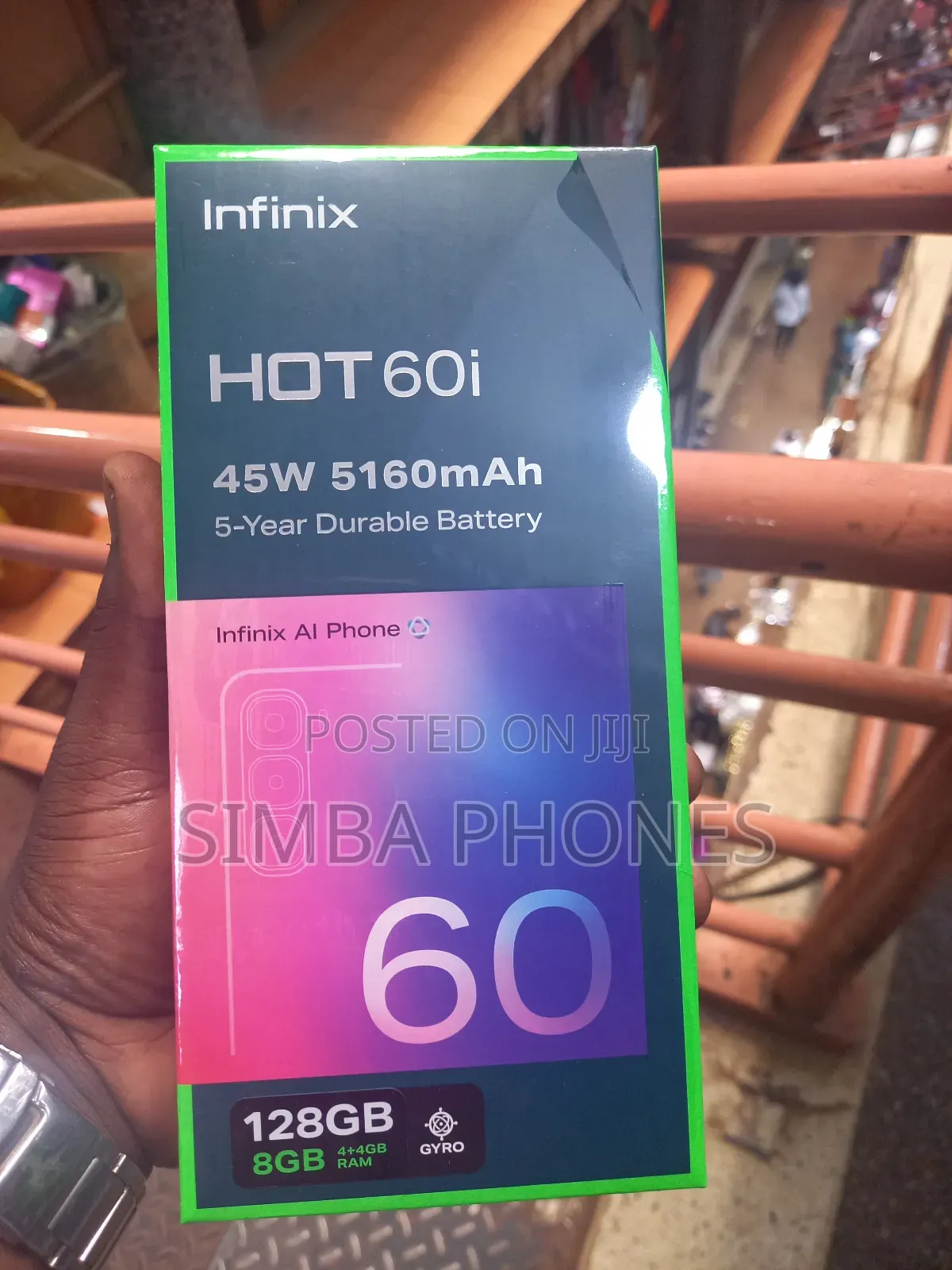 New Infinix Hot 60i 128 GB Bronze