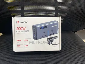 Davin 200 Watts Digital Car Inverter With Usb Ac Outlets New